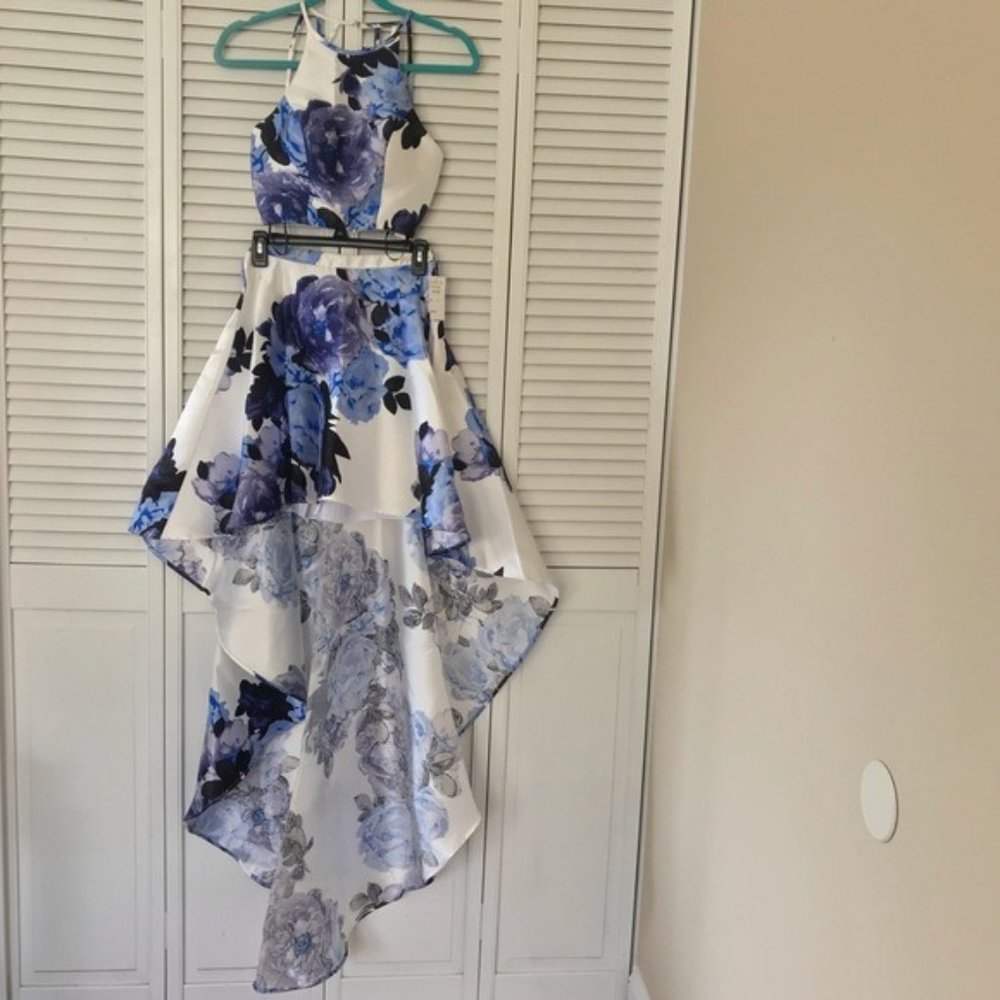 Speechless high-low 2-piece junior’s dress